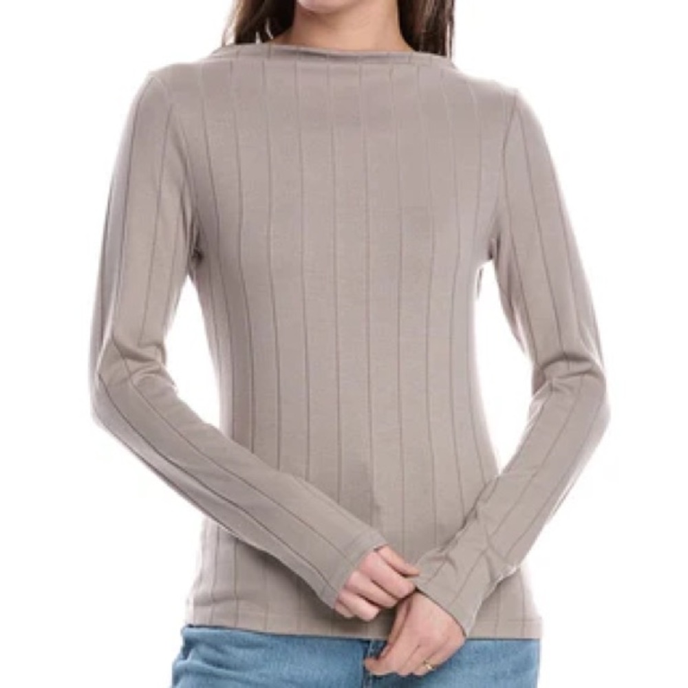 rag & bone Marie Wide Ribbed Long Sleeve